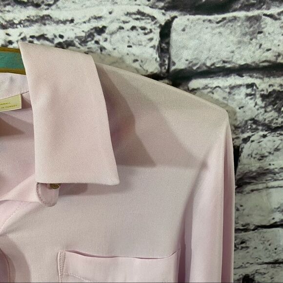 MAEVE Sandbridge Button Down Hi Low Tie Blouse - Picture 7 of 8